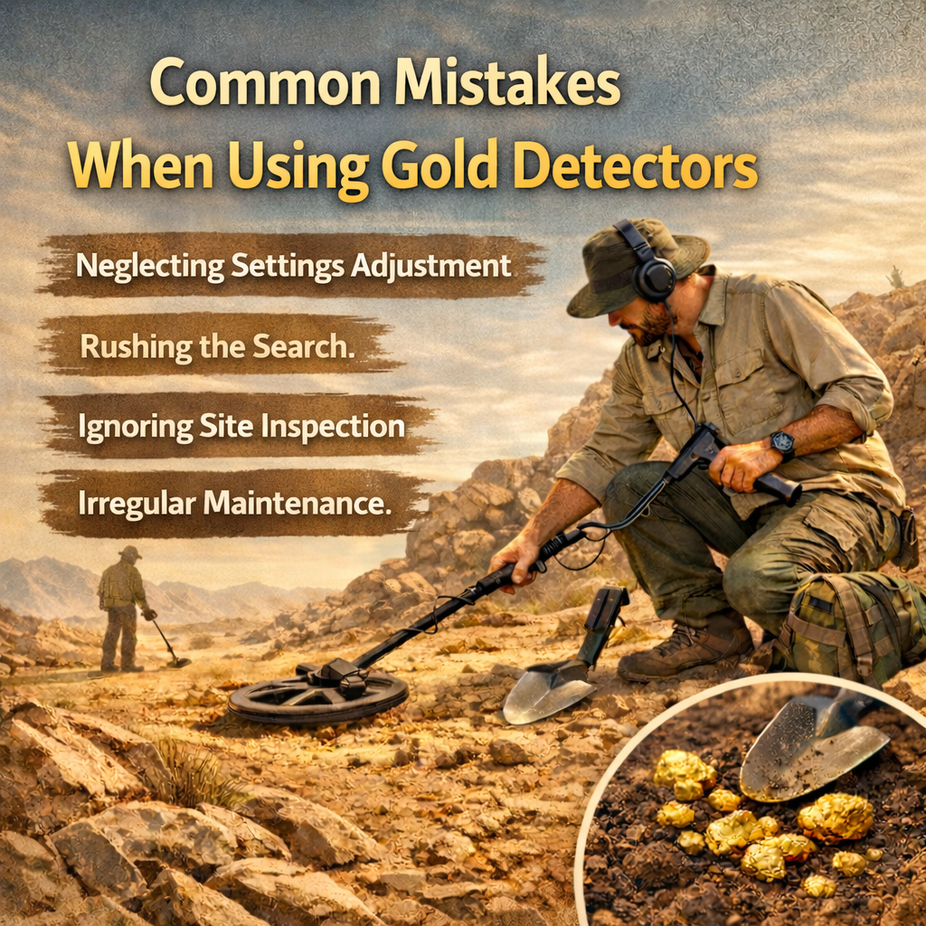 Common Mistakes When Using Gold Detectors